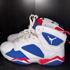 Jordan Sneakers White Blue Red